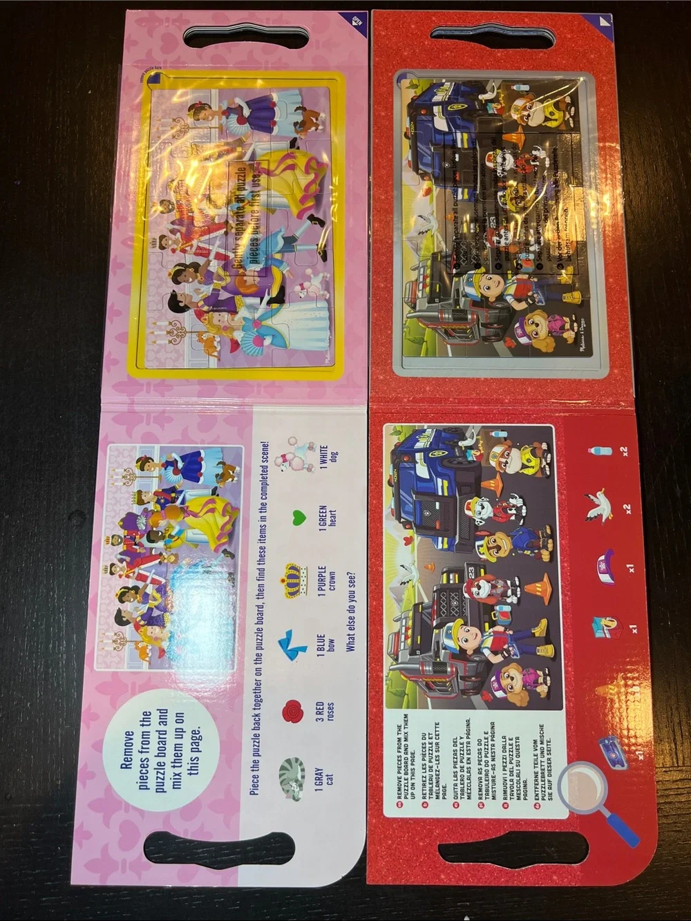 Melissa & Doug Magnetic Take-Along Jigsaw Puzzles  set of 2